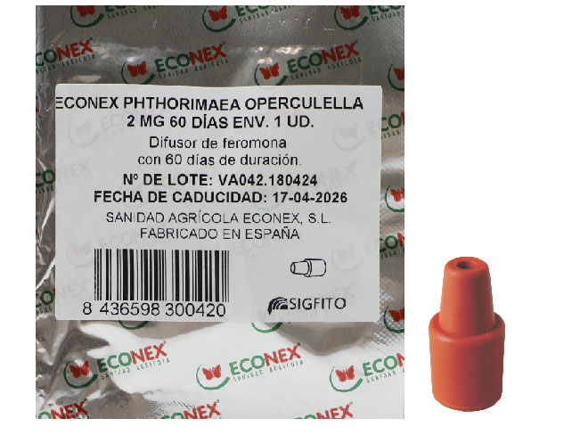 Difusor de feromonas ECONEX PHTHORIMAEA OPERCULELLA 2 MG 60 JOURS 1 U.